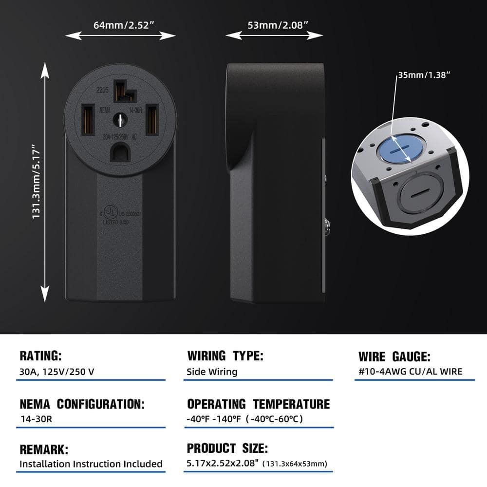 30 Tamper Resistant Single Outlet