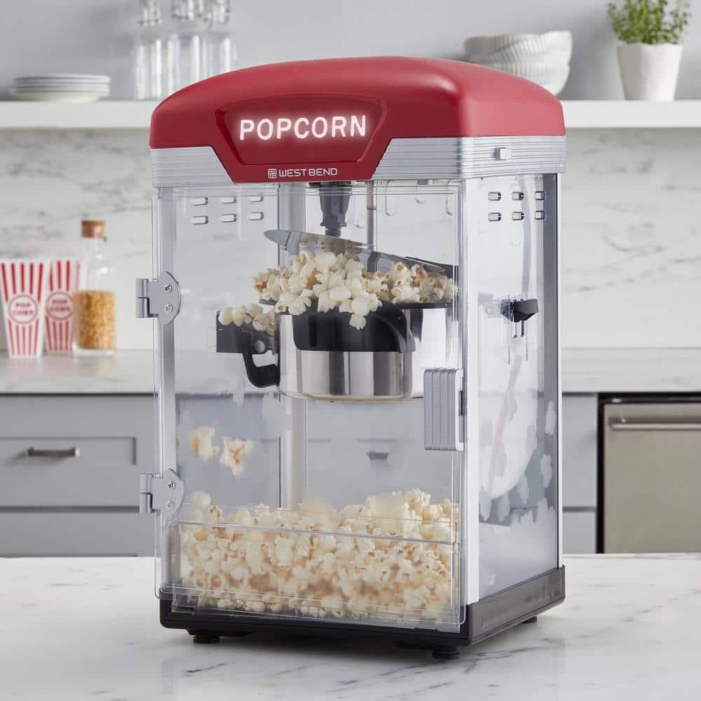 West Bend West Bend Theater Crazy 4 Qt. Popcorn Machine, In Black
