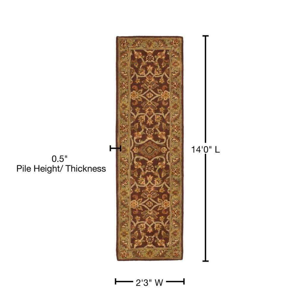 SAFAVIEH Golden Jaipur GJ250E Handmade Rust / Green Rug
