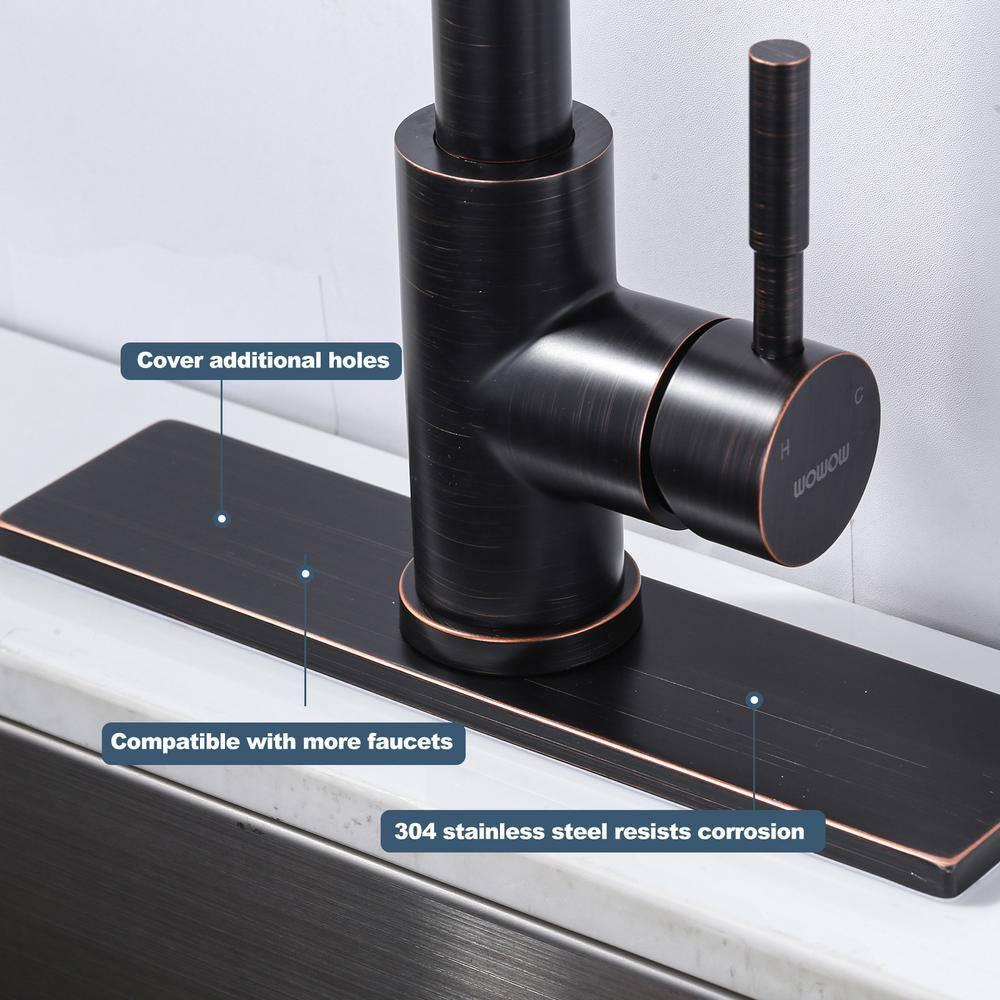 iVIGA iVIGA 10" Sink Faucet Hole Cover Deck Plate VCC06RB