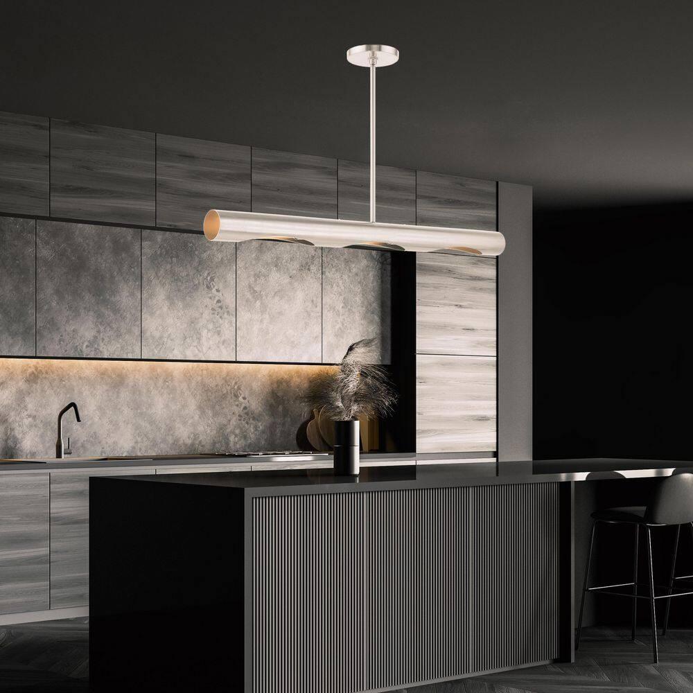 Livex Lighting Novato 3 - Light Chandelier in  Brushed Nickel