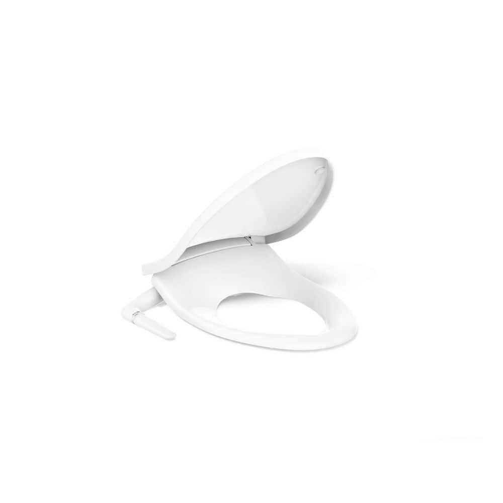 PureWash M250 Elongated Bidet Toliet Seat, Manual Non-Electric Bidets for Existing Toilets