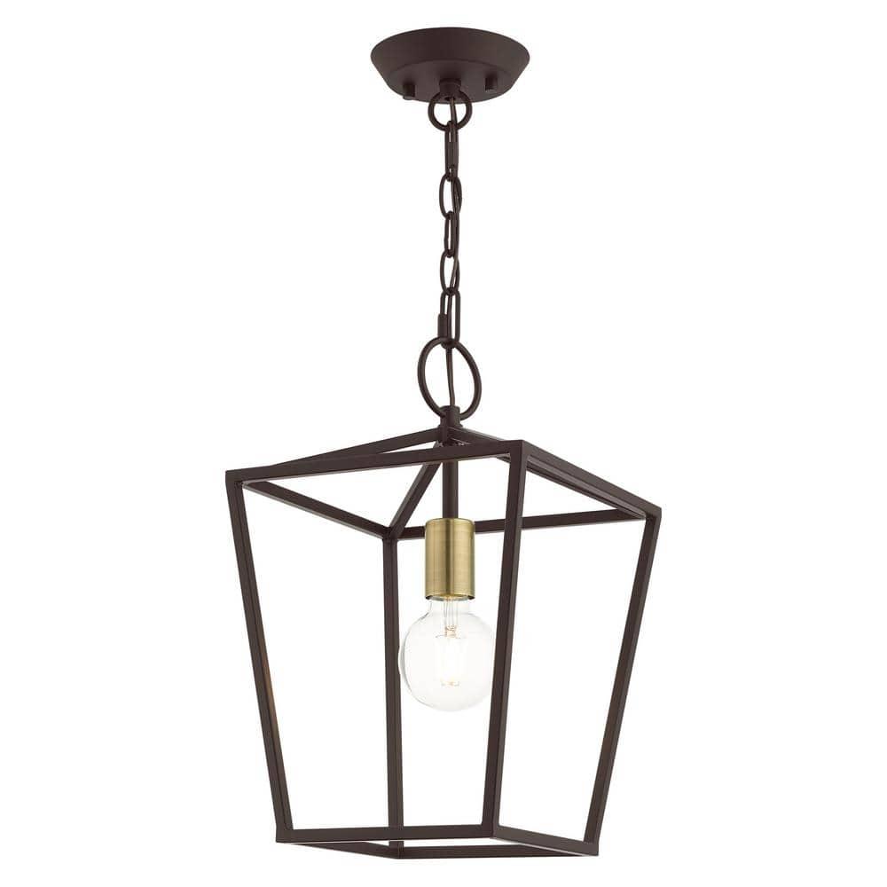 Livex Lighting Devonshire 1 - Light Pendant in  Bronze