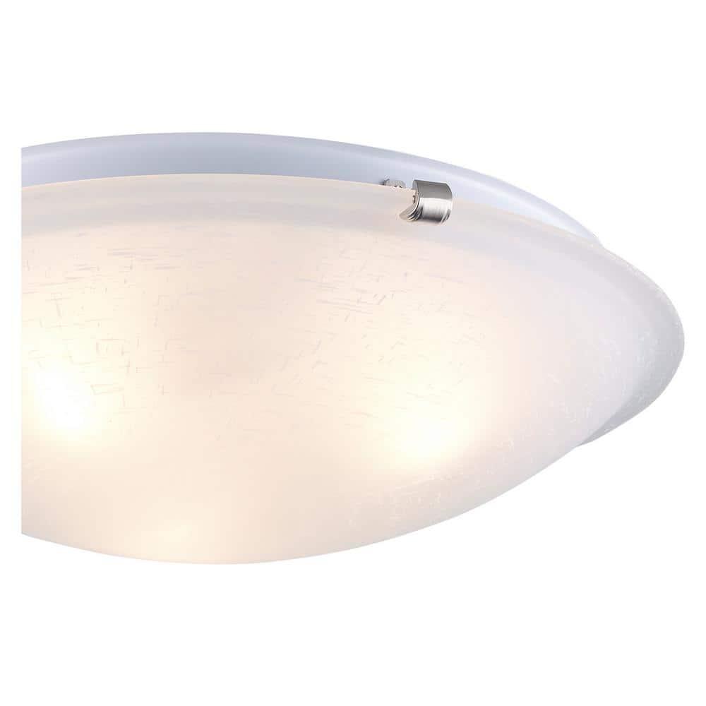 58601 BN-Trans Globe Lighting-Constellation - 16 Inch Three Light Flush Mount