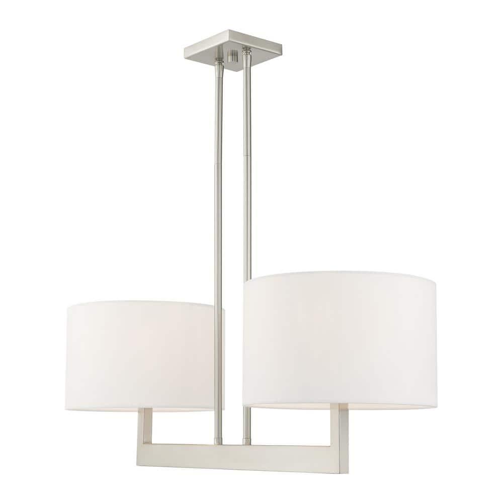 Livex Lighting Hayworth 2 - Light Chandelier in  Brushed Nickel