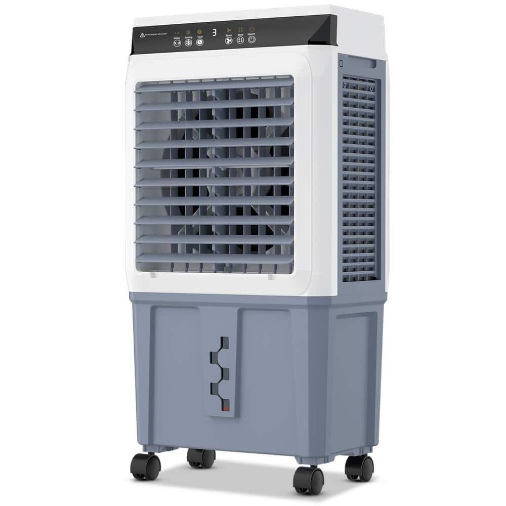 LIFEPLUS LIFEPLUS Portable Evaporative Air Cooler, 3500 CFM Swamp Cooler 11 Gallon Tank and Remote