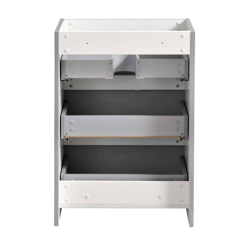 Lazzaro 24" Freestanding Single Modern Bathroom Cabinet - Cabinet Only (Top and Sink Not Included)
