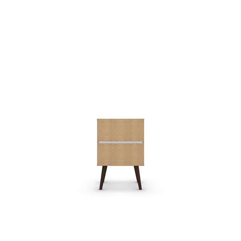 Liberty 1.0 Mid Century Modern Nightstand White/Yellow - Manhattan Comfort