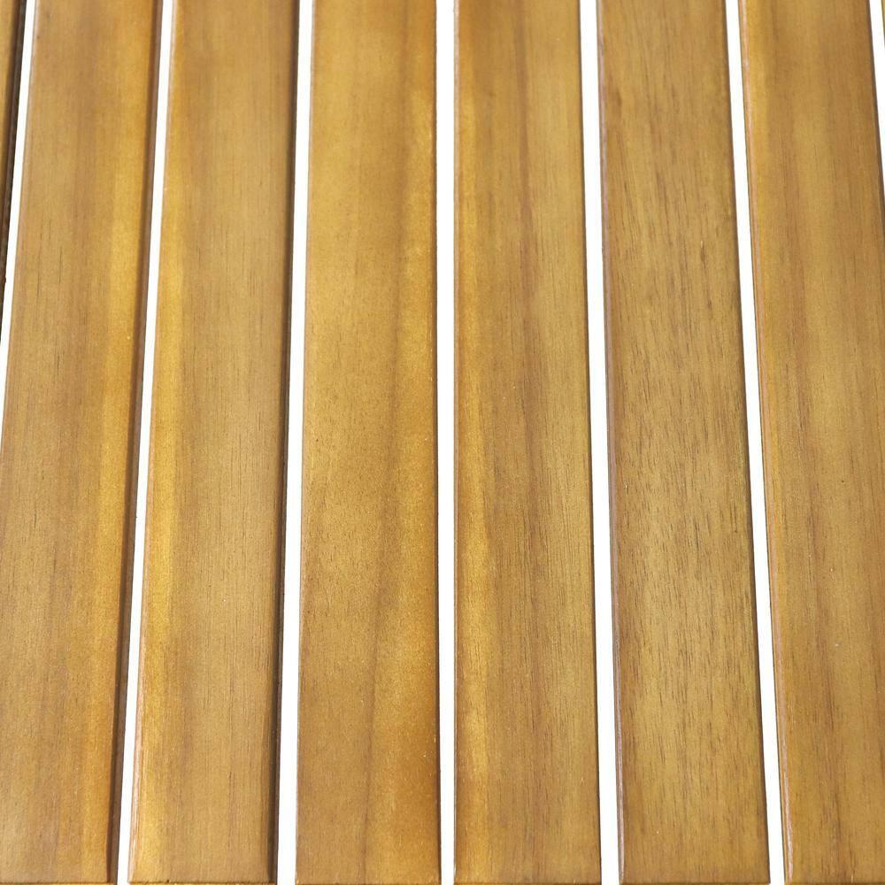 Noble House Artesia 71" Rustic Wooden Patio Dining Table in Teak