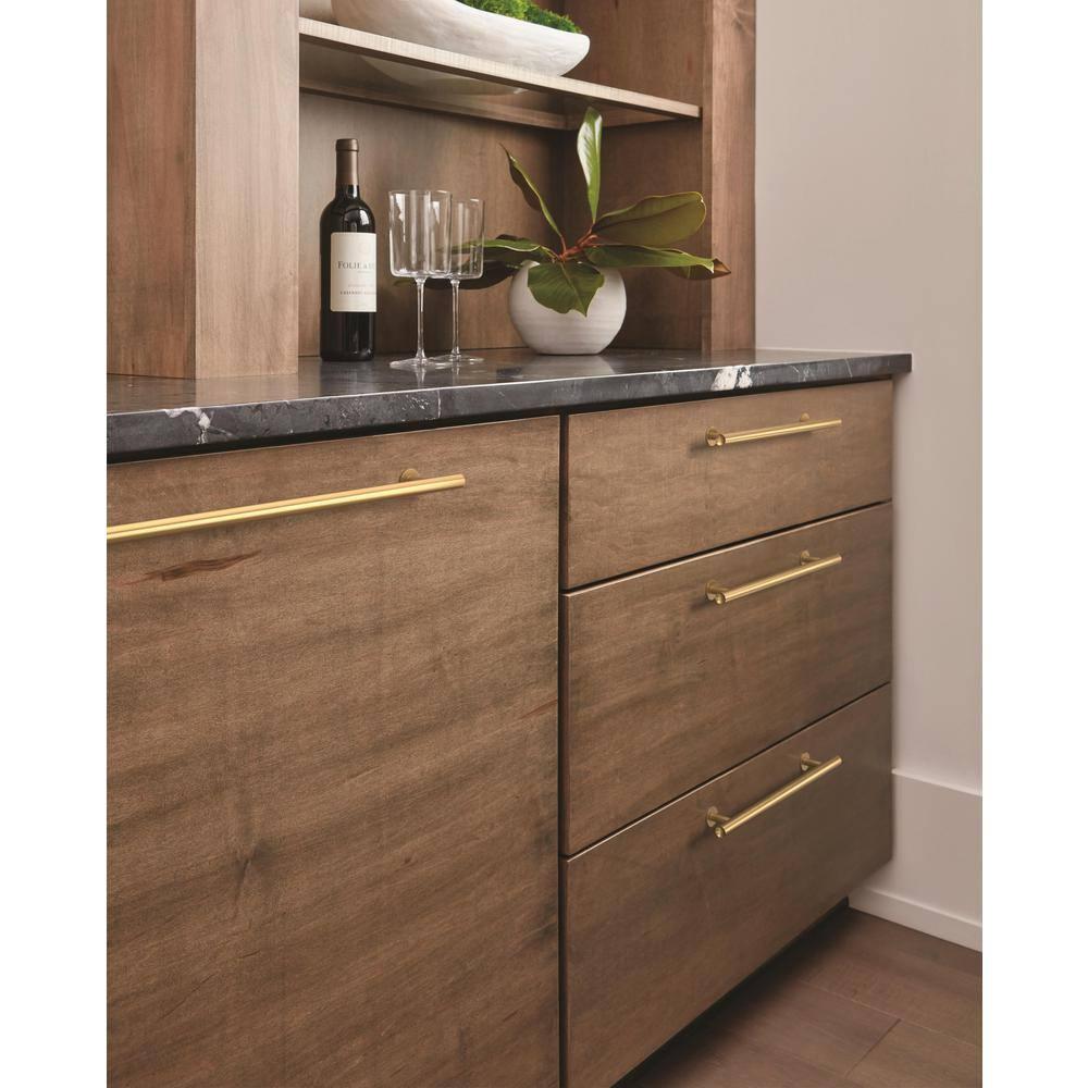 Amerock Radius 10-1/16 inch (256mm) Center-to-Center Champagne Bronze Cabinet Pull