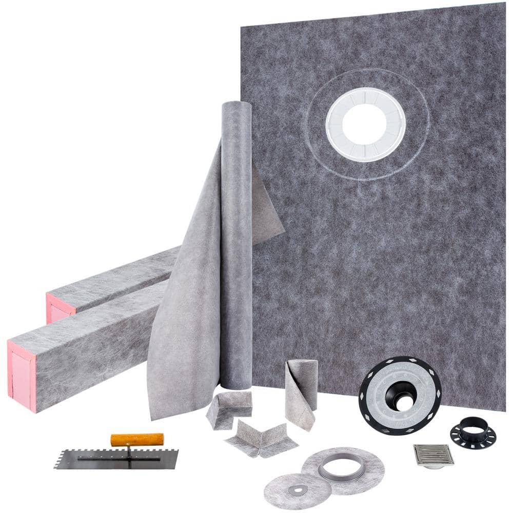 60'' W 38'' D Rectangular Single Shower Base