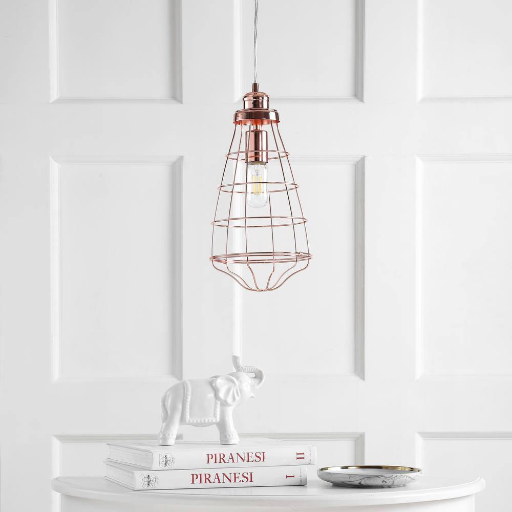 Henni 7.5" Pendant - PND4037 - Rose/Gold - Safavieh