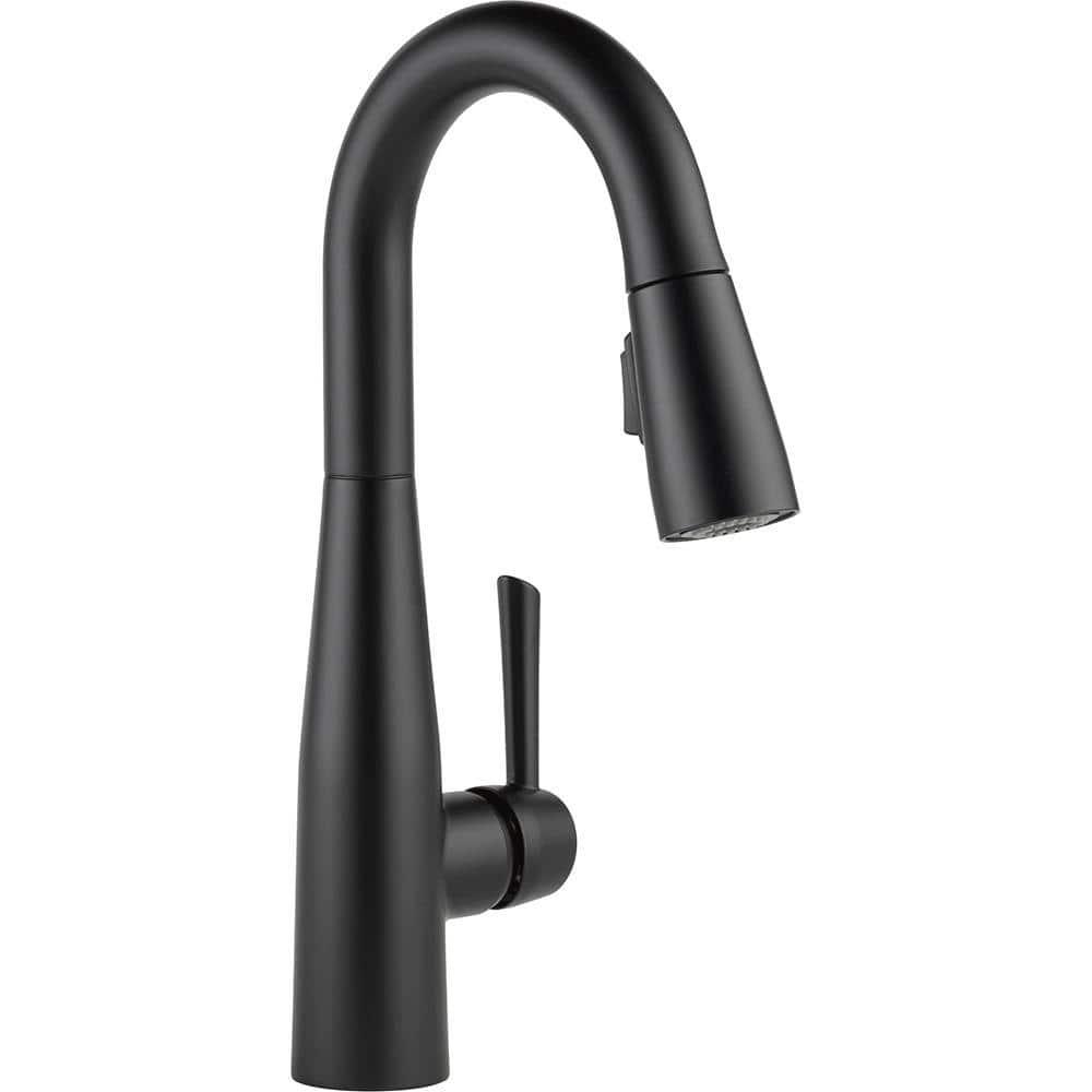 Essa Pull Down Sprayer Bar Faucet, Single Handle Prep Sink Faucet