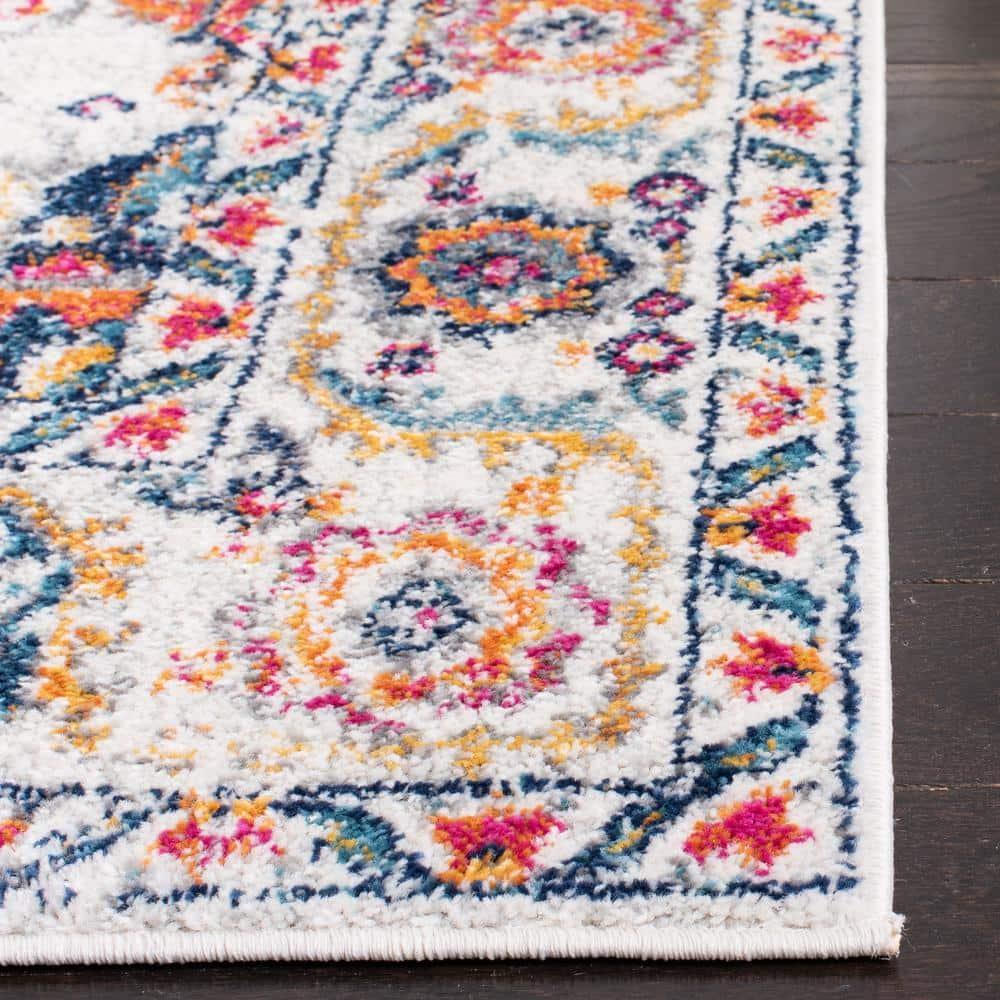 SAFAVIEH Madison Katina Traditional Area Rug, Fuchsia/Ivory, 12' x 15'