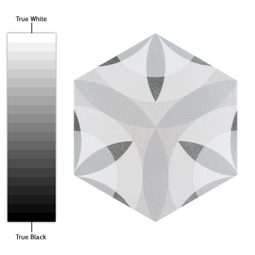 Hexatile 7"x 8" Porcelain Moroccan Wall & Floor Tile