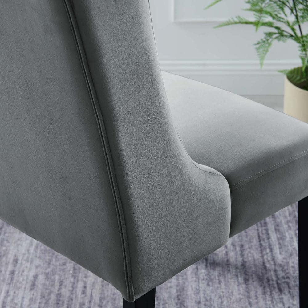 Modway Modway Baronet Performance Velvet Dining Chairs - Set of 2