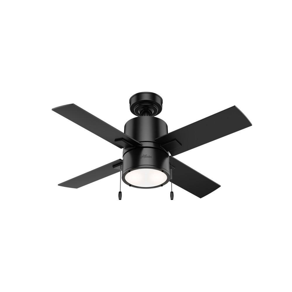 Hunter Fan 42" Beck 4 - Blade Standard Ceiling Fan with Pull Chain and Light Kit Included
