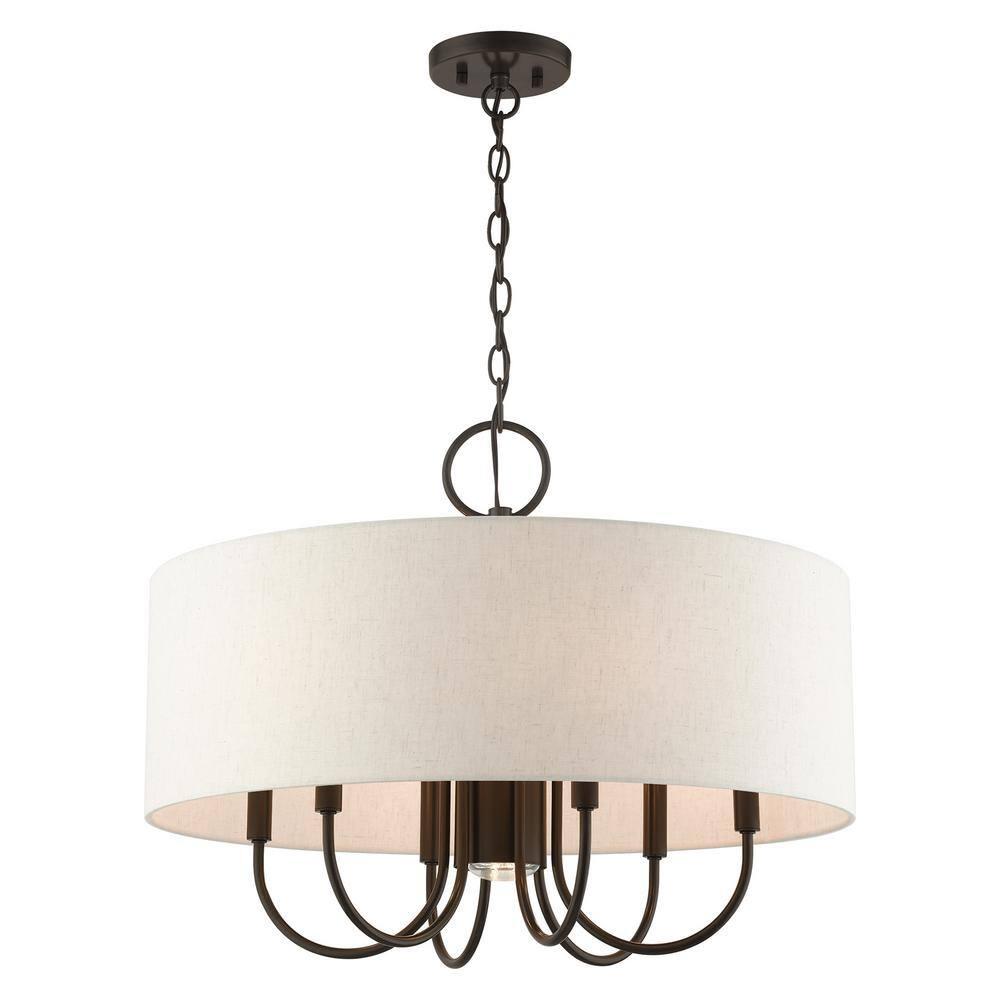 Livex Lighting Blossom 7 - Light Pendant in  English Bronze