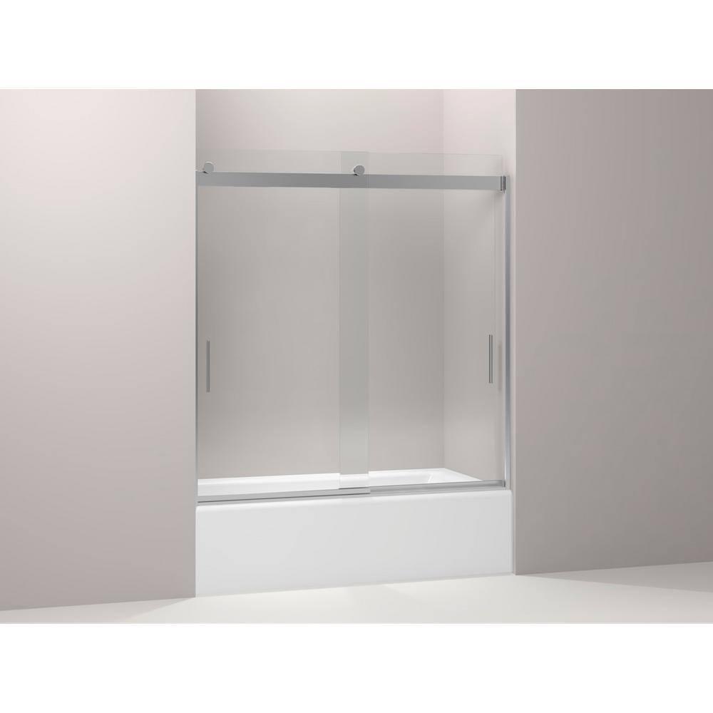 Levity 59.62" x 62" Bypass Bath Door with CleanCoat® Technology