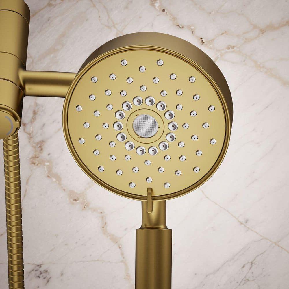 Kohler Purist® 2-In-1 Multifunction Shower Combo Kit, Showerhead and Handshower, Three Spray Settings