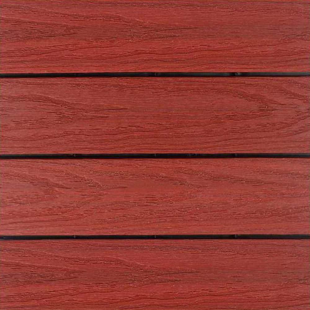 UltraShield Naturale Composite 12" x 12" Interlocking Deck Tile