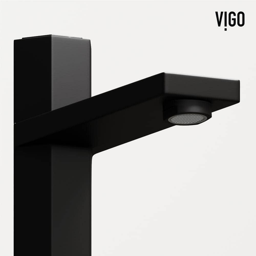 Nova 10" H Single Handle Vessel Sink Bathroom Faucet