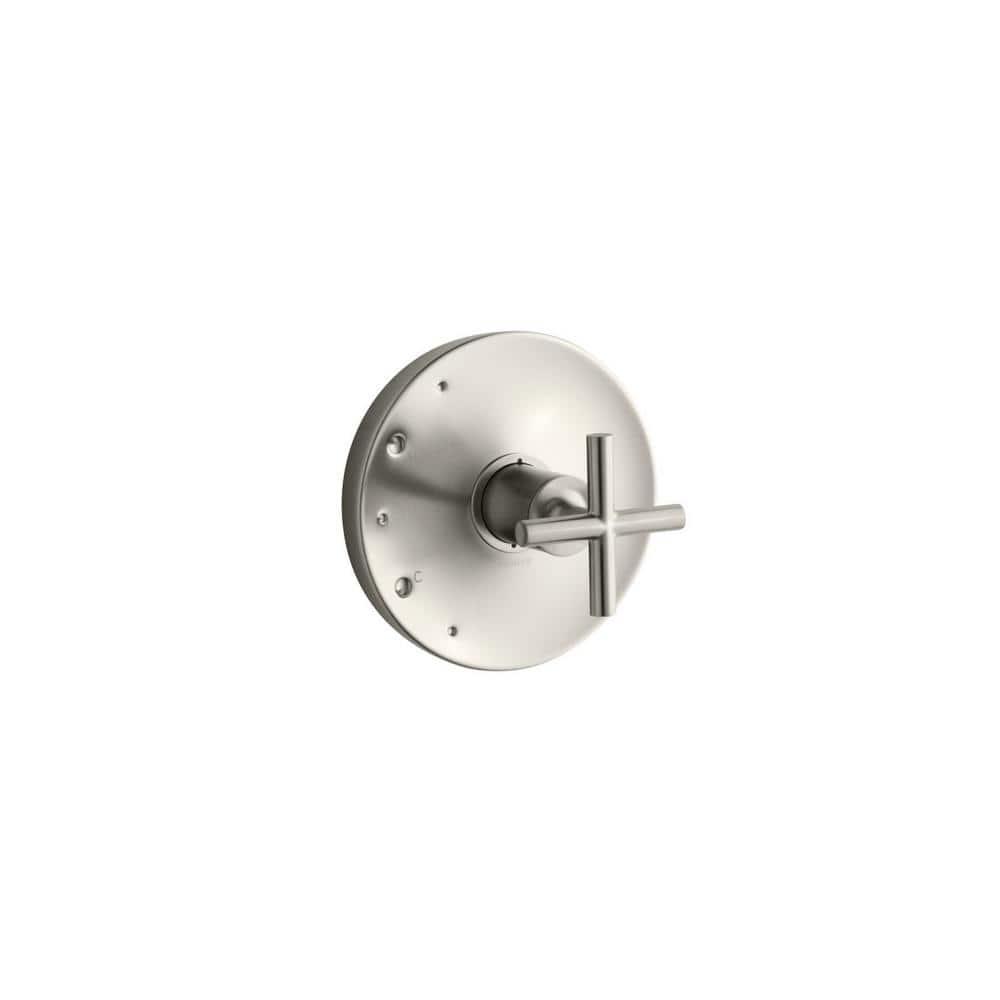 Purist Kohler Rite-Temp Valve Trim with Cross Handle