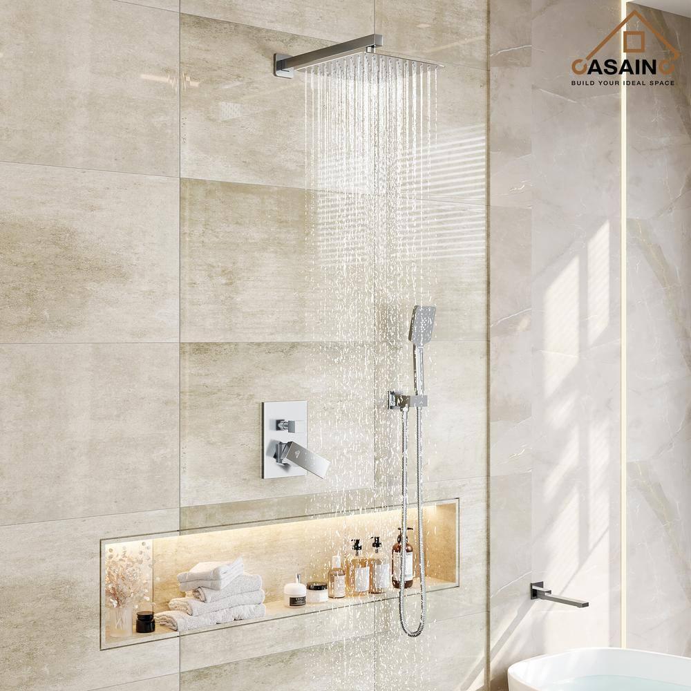 Shower Faucets & Systems All-In-One Kit with Rough in-Valve