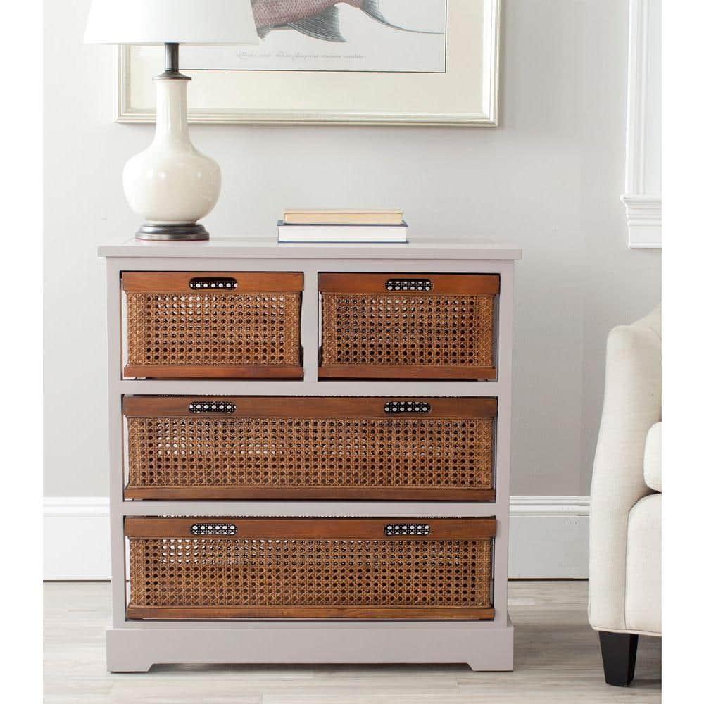 Jackson 4 Drawer Unit - Quartz Grey - Safavieh