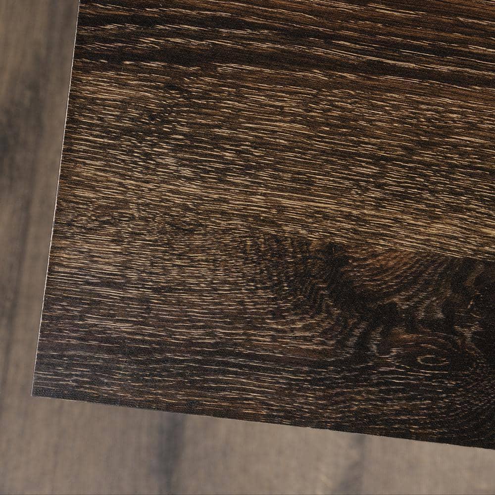 Sauder Barrister Lane Executive Desk, Iron Oak Finish