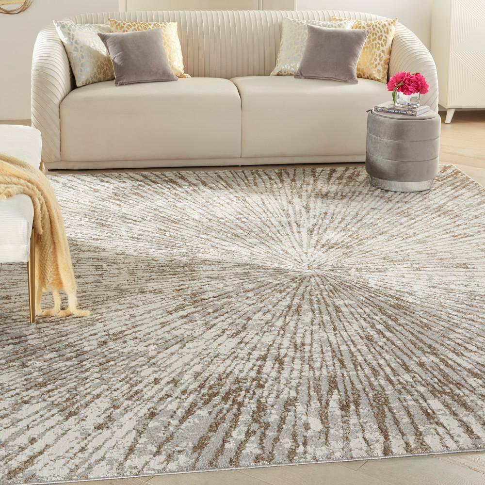 Wrought Studio™ Karlie Abstract Gray Area Rug