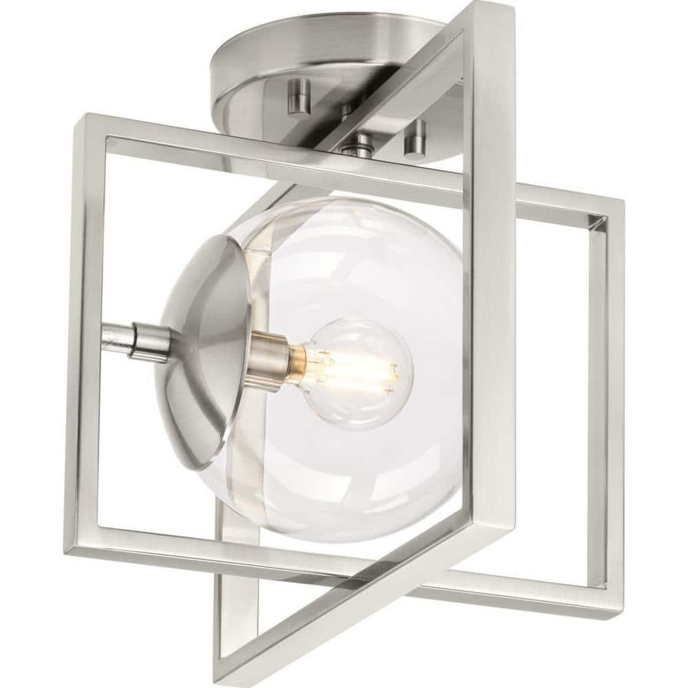 Deaton Glass Semi-Flush Mount Light