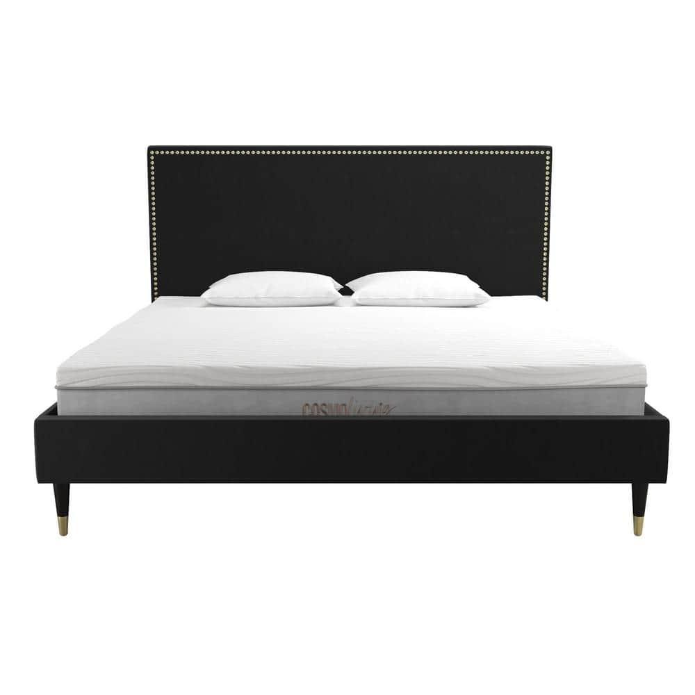 Audrey Upholstered Low Profile Platform Bed