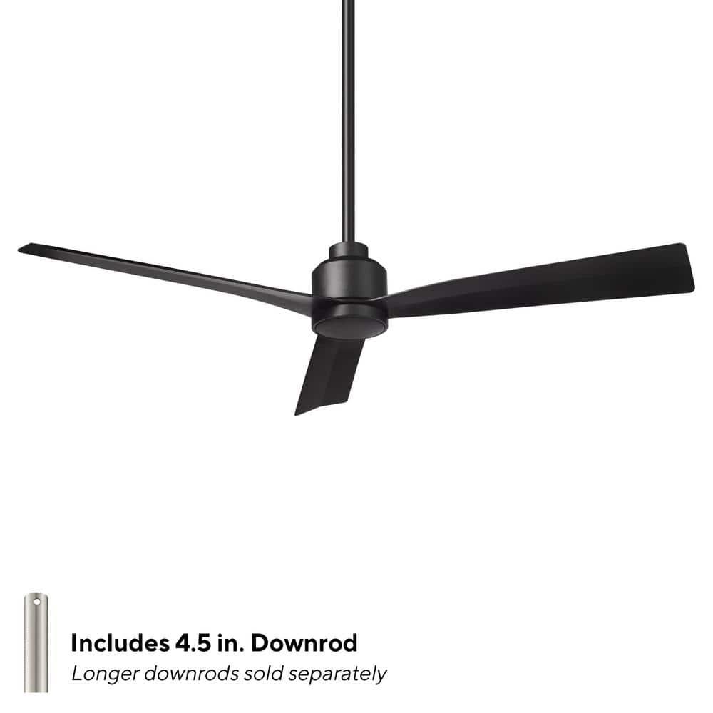 52" Smart Home Compatible 3 Blade Smart Ceiling Fan with Remote
