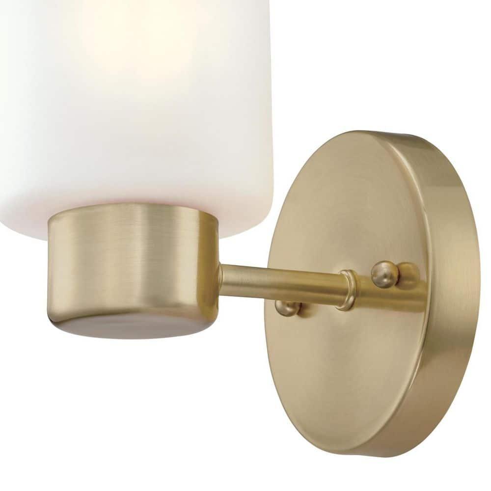 Westinghouse Lighting Westinghouse Sylvestre One-Light Indoor Wall Fixture - 1-Light Champagne Brass