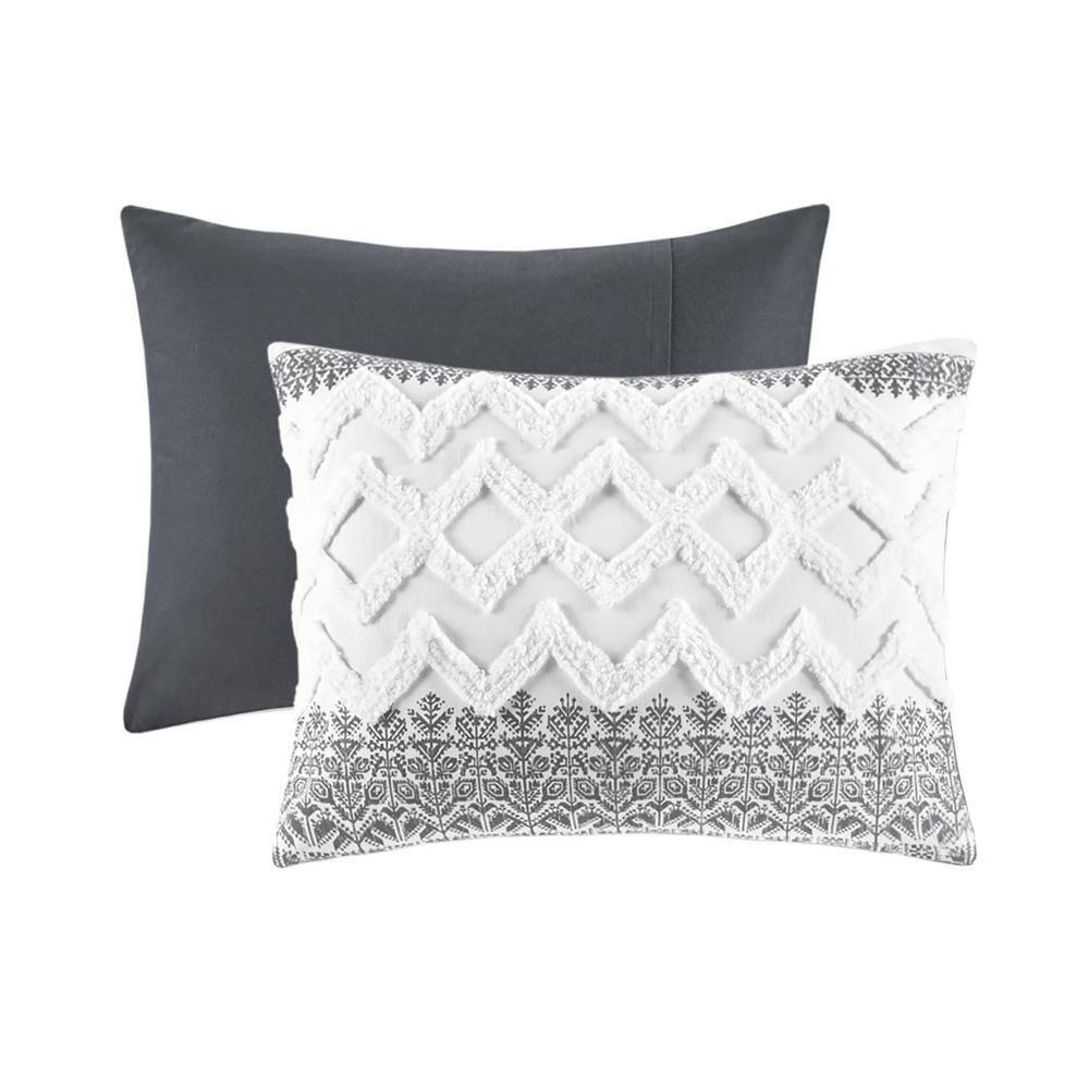 Mila 3 Piece Cotton Comforter Set with Chenille Tufting
