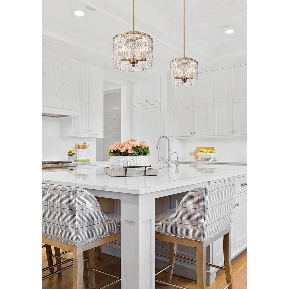 Z-Lite Glacier 3 - Light Pendant in  Modern Gold