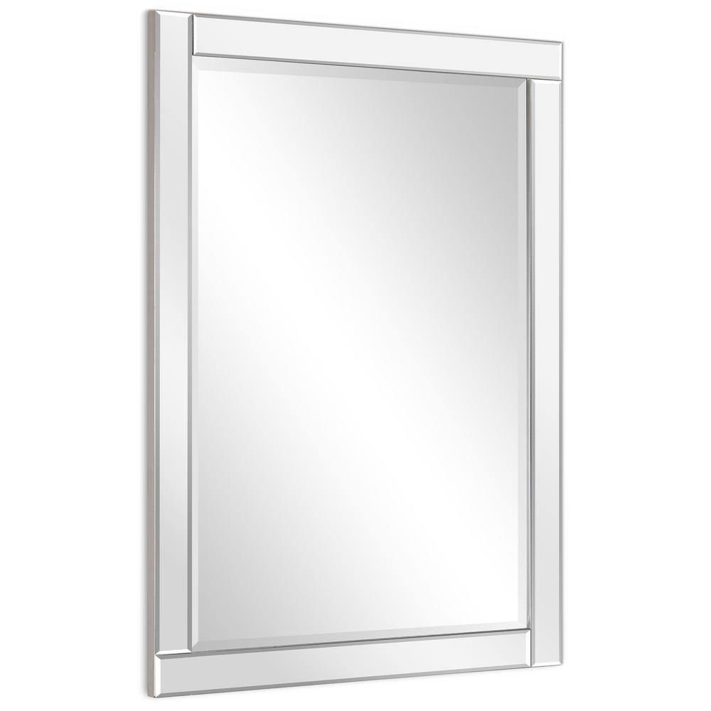 Empire Art Direct  Moderno Beveled Rectangle Wall Mirror