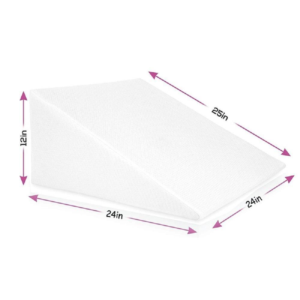 Home Sweet Home Bed Wedge Pillow with Memory Foam Top