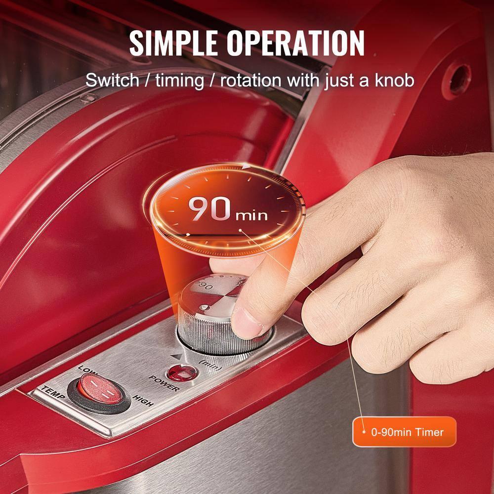 Stellweilan Tessberg Stainless Steel Shawarma Grill Machine Electric Gyro Rotisserie Doner