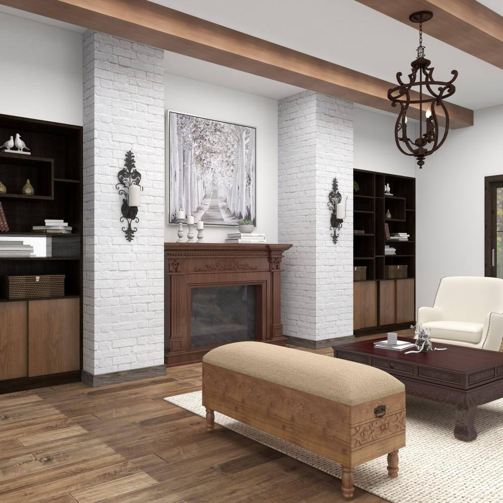 DecMode Bronze Glass Wall Sconce with Scroll Designs