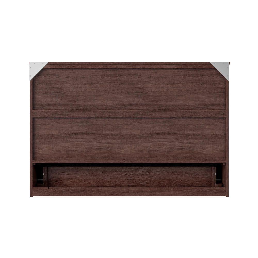 Queen Deerfield Murphy Bed Chest with Charging Station - AFI Atlantic Furniture