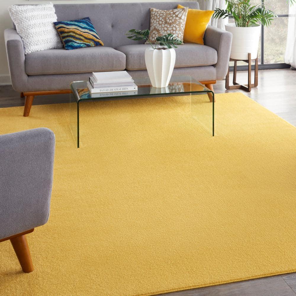Nourison Nourison Essentials NRE01 Indoor/outdoor Area Rug - Yellow 6' x 9'