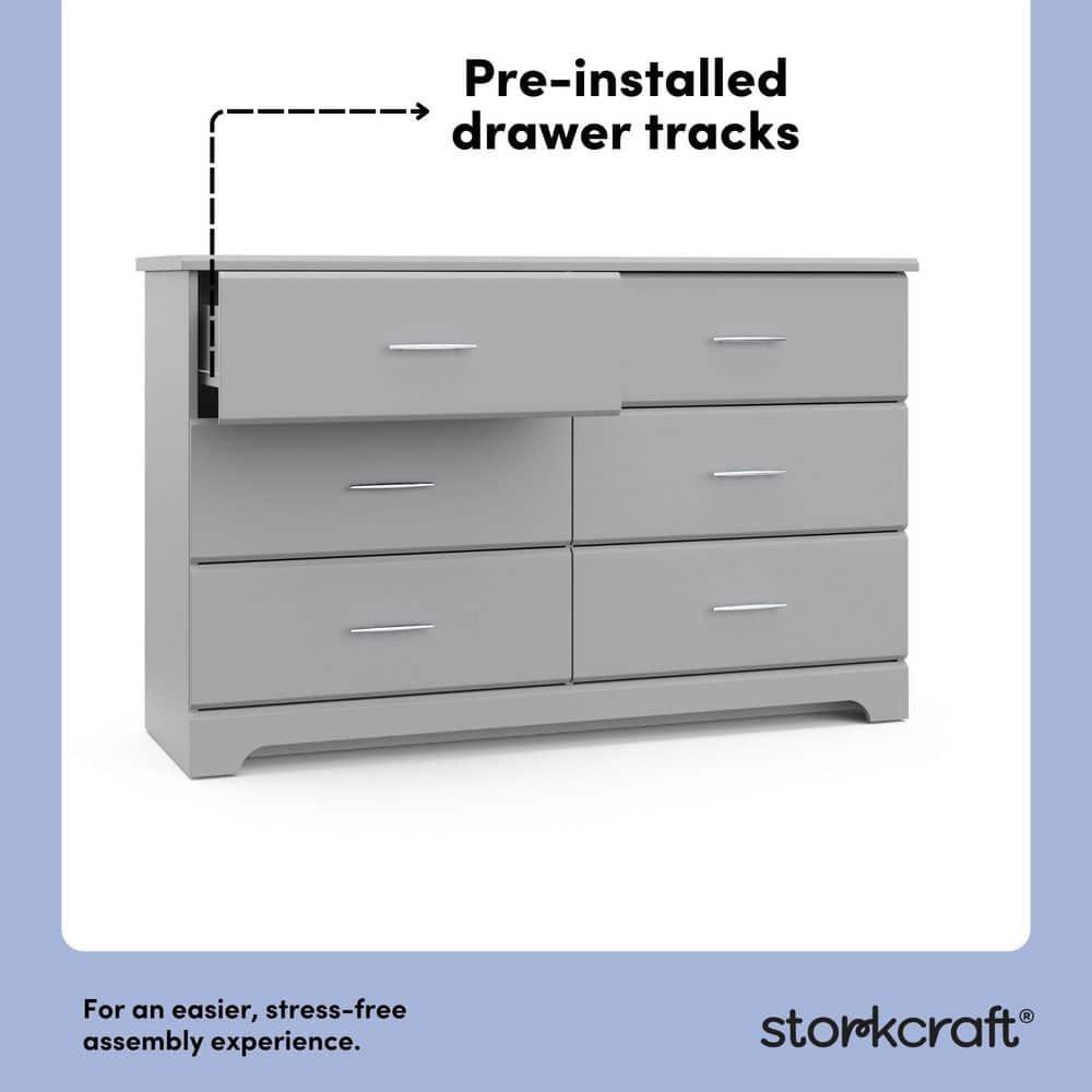 Brookside 6 Drawer Double Dresser