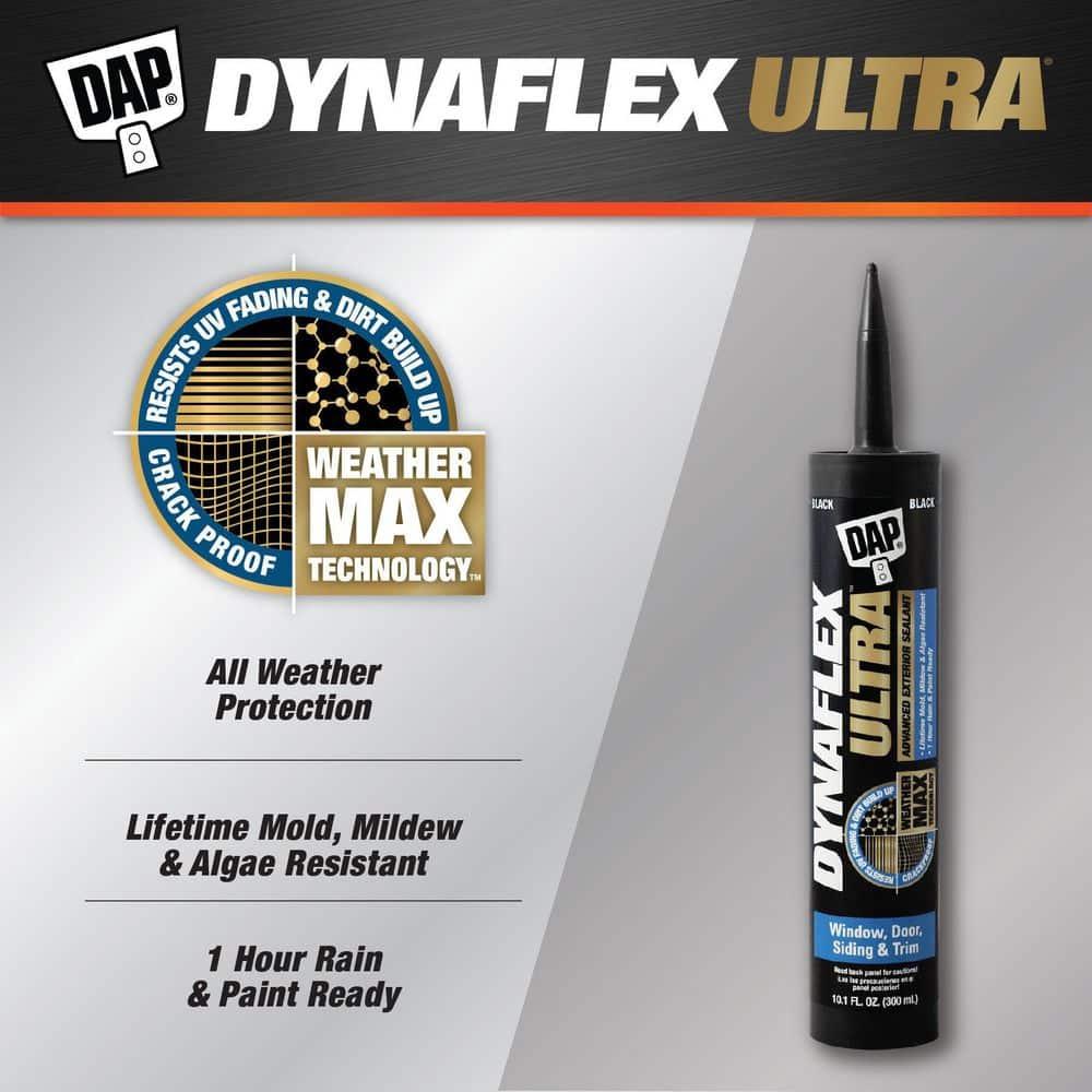DAP Dynaflex Ultra Black Advanced Latex Waterproof Sealant 10.1 oz