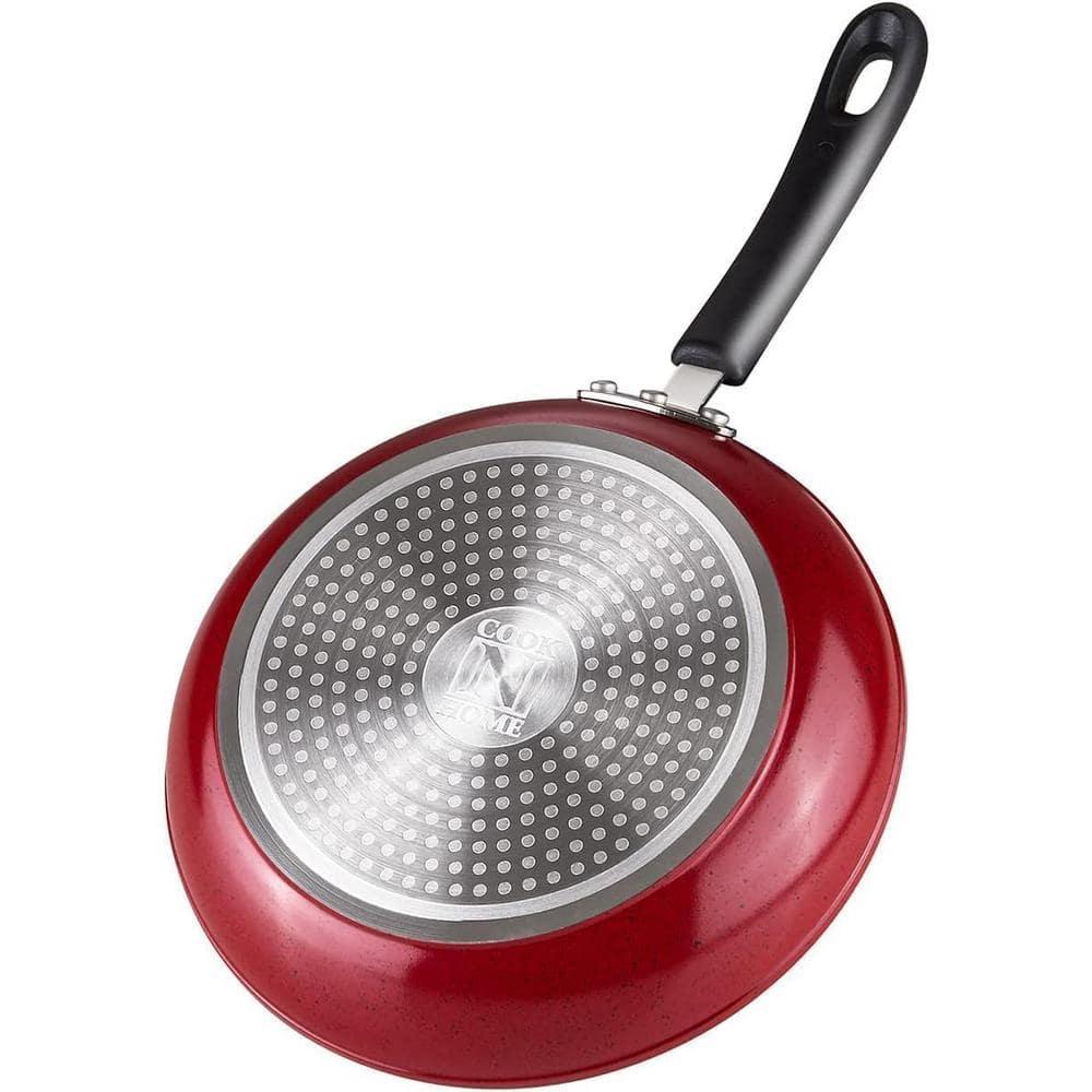 Cook N Home Cook N Home Non-Stick Aluminum Pots and Pans Kitchen Cookware Set 12 Piece