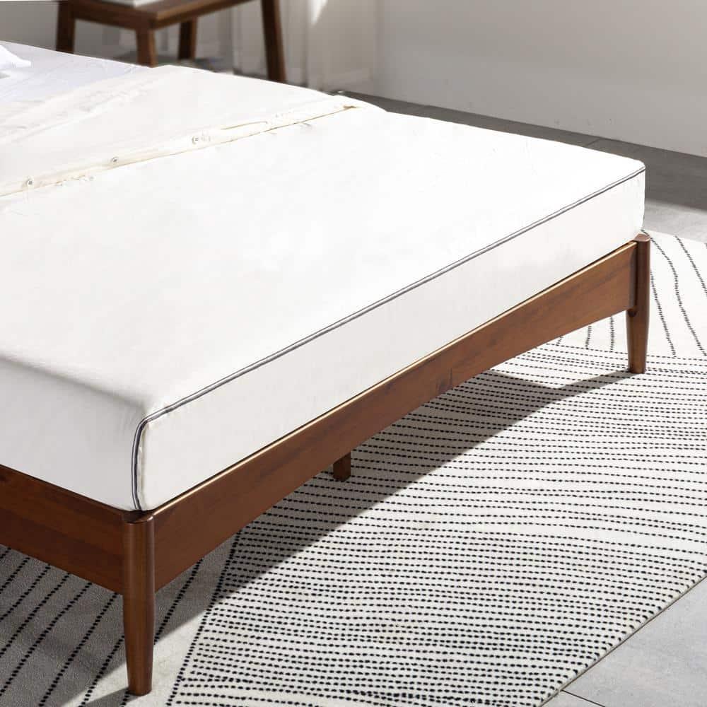 Rashay Mid-Century Modern Solid Wood Spindle Platform Bed