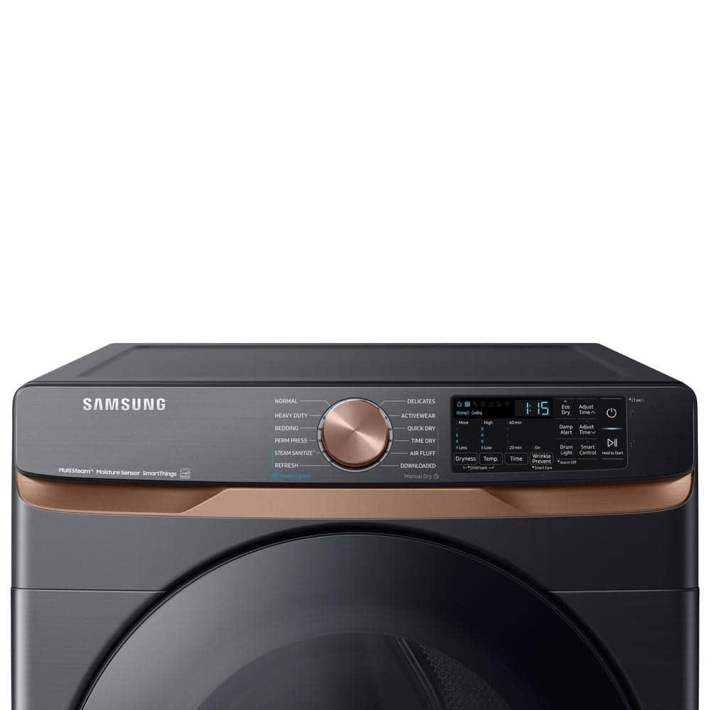 Samsung 7.5 cu. ft. Smart Electric Dryer with Steam Sanitize+ and Sensor Dry