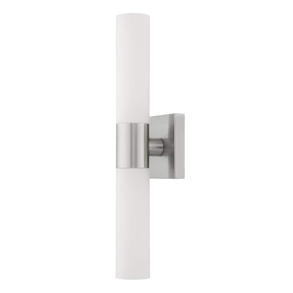 Livex Lighting Aero 2 - Light Vanity in  Brushed Nickel