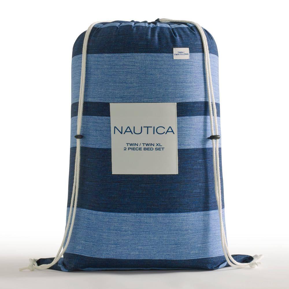 Nautica Nautica Longpoint Navy Reversible Cotton Comforter Set
